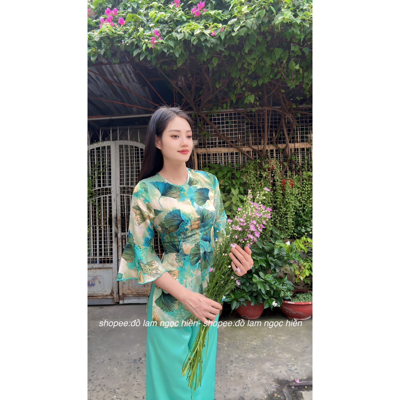 Bà Ba Nhiều Hoa Văn Kiểu Tay Loe Đủ Size