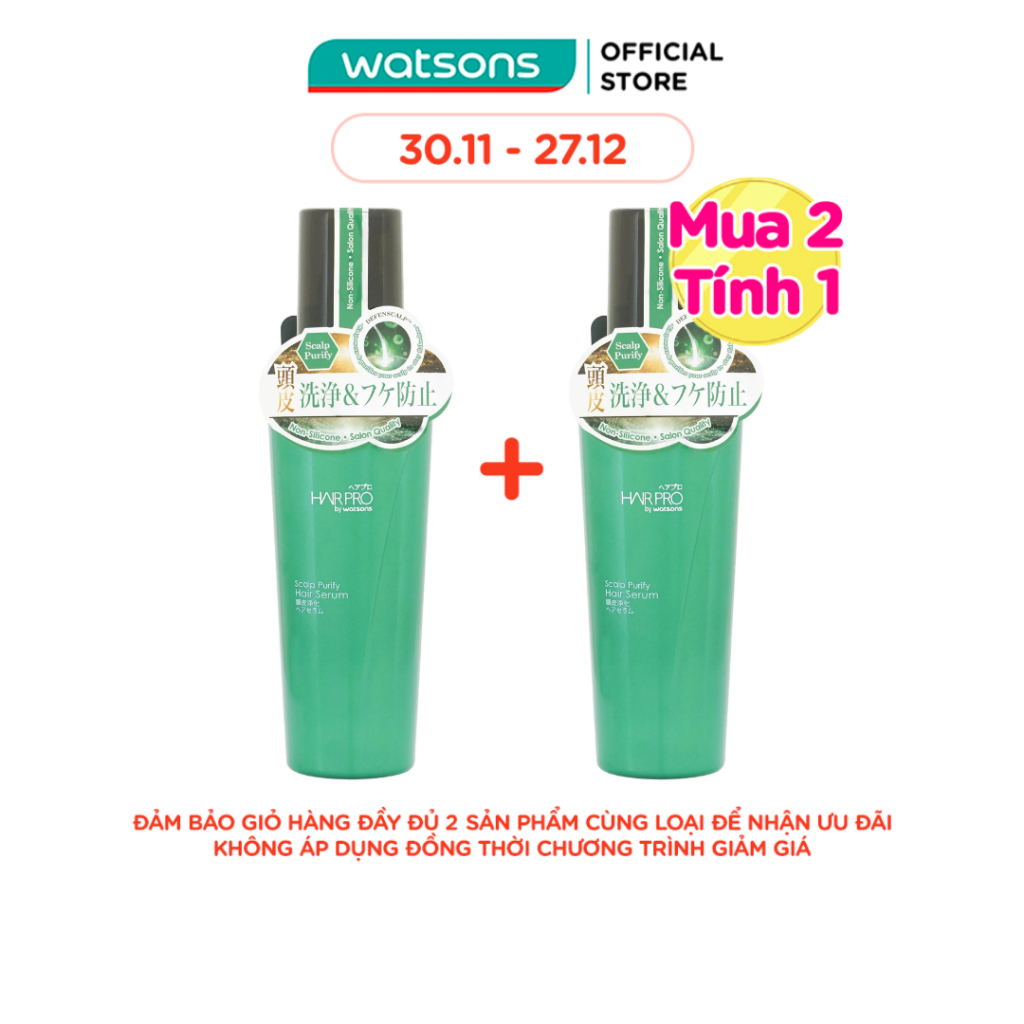 Serum Tóc Hair Pro by Watsons Scalp Purify Hair Serum 100ml