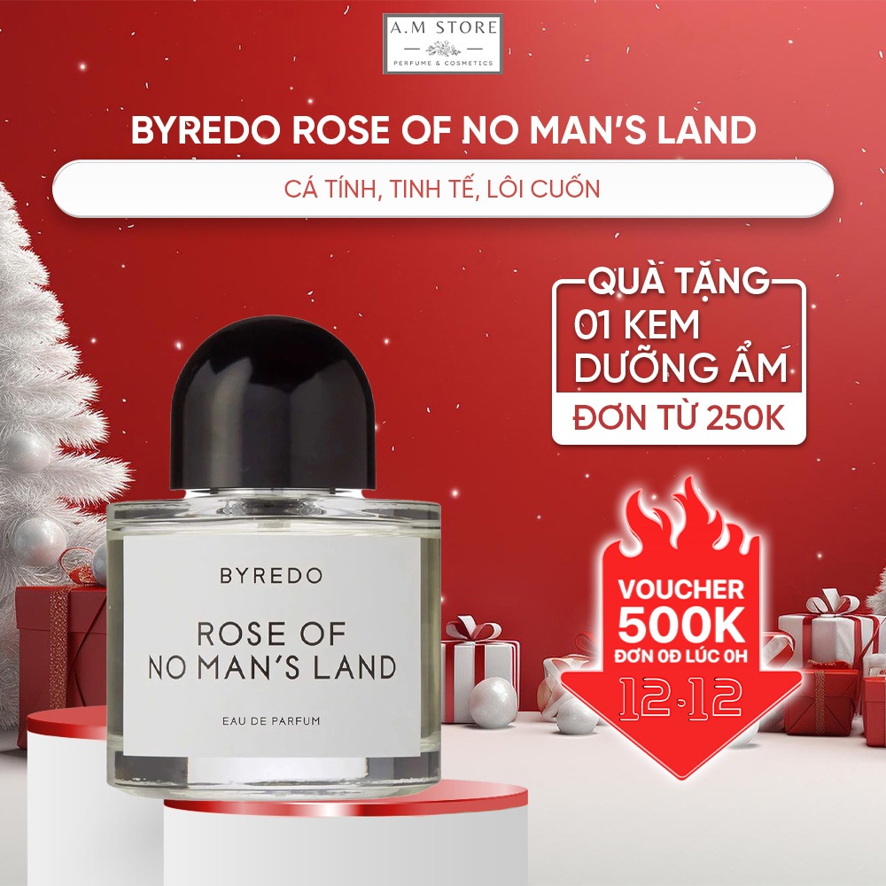 Nước Hoa Nam Nữ (Unisex) Byredo Rose Of No Man's Land Nồng Độ EDP Dung Tích 100ml Trong Trắng Kiêu Kì - A.M Store