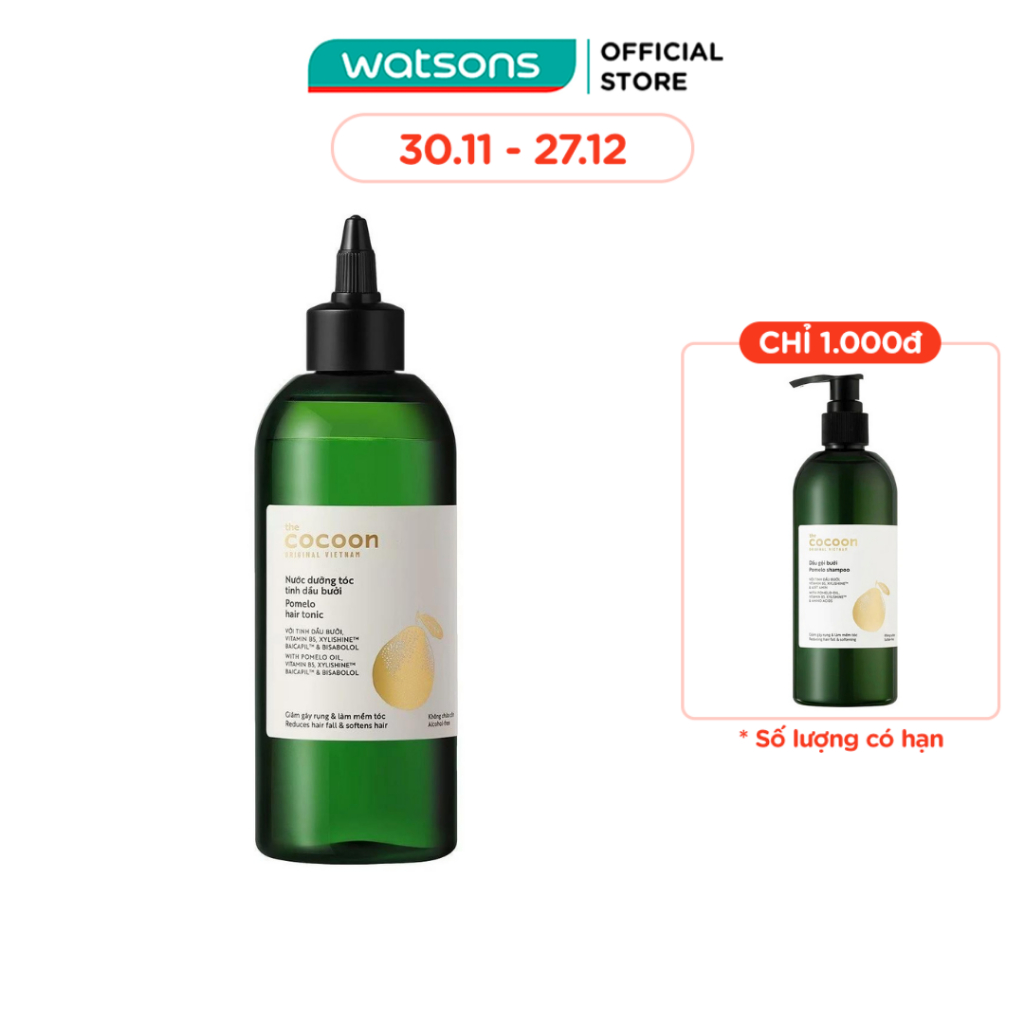 Nước Dưỡng Tóc Cocoon Tinh Dầu Bưởi 310ml