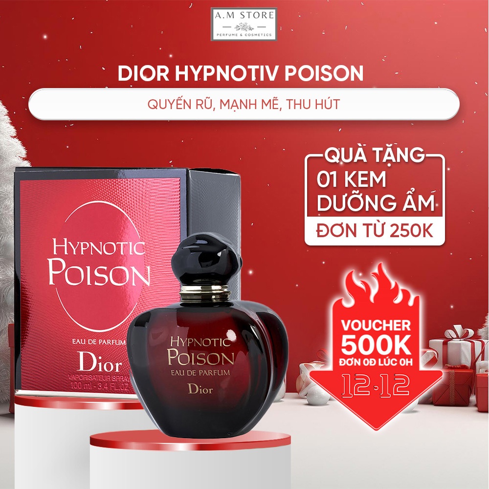 Nước Hoa Nữ Dior Hypnotic Poison EDT Dung Tích 100ml - Hương Thơm Quyến Rũ, Mạnh mẽ Và Thu Hút