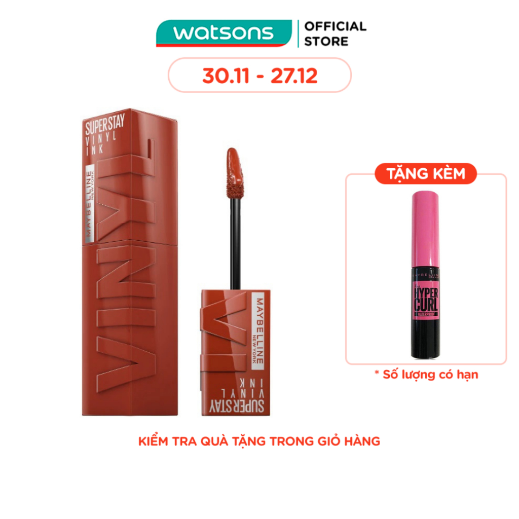 Son Kem Bóng Maybelline Super Stay Vinyl Ink 4.2ml
