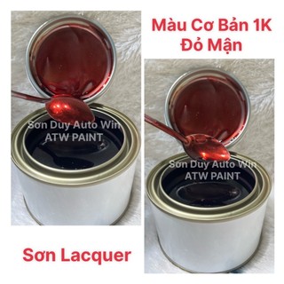 Đỏ mận - màu trong cơ bản 1k - sơn ô tô, xe máy lon 500g