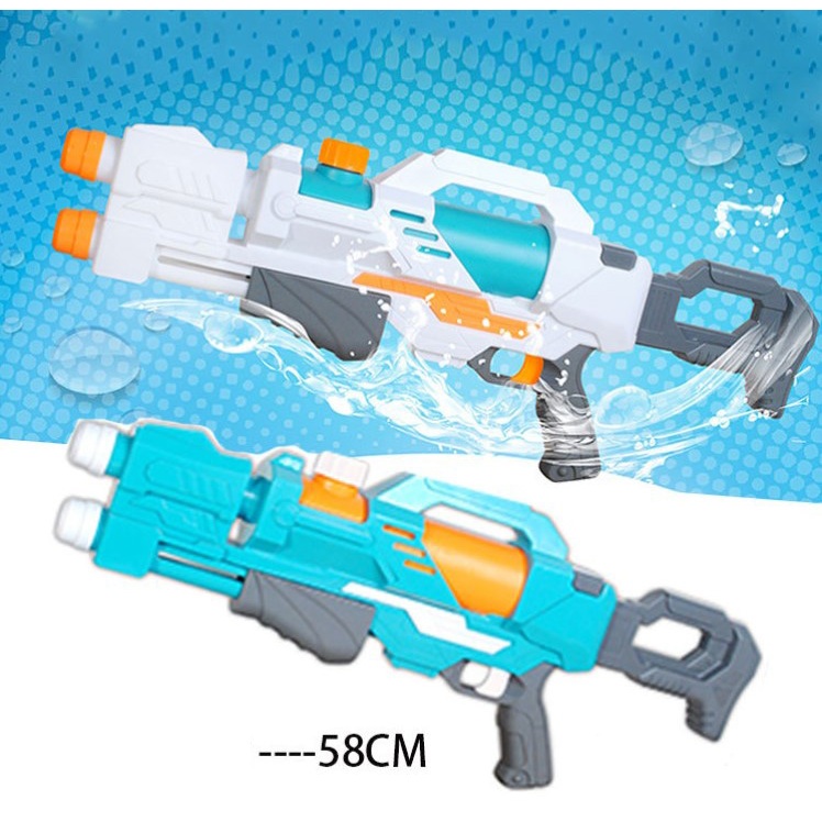 Đồ Chơi Súng Bắn Nước - Súng Nước 2 Vòi Bắn Xa 6 Mét Đồ Chơi Vận Động Ngoài Trời Cho Con Nhỏ