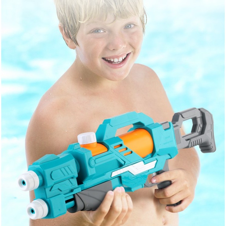 Đồ Chơi Súng Bắn Nước - Súng Nước 2 Vòi Bắn Xa 6 Mét Đồ Chơi Vận Động Ngoài Trời Cho Con Nhỏ