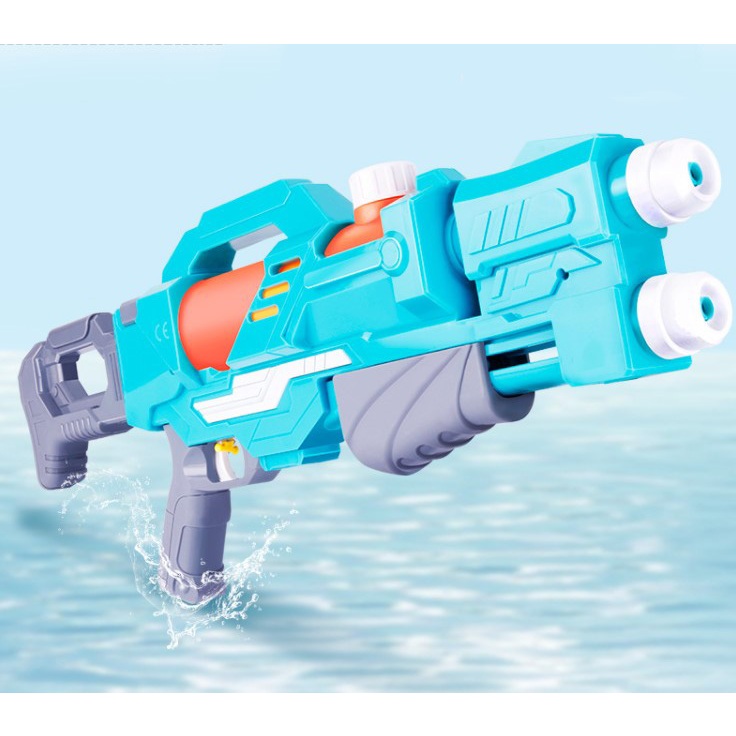 Đồ Chơi Súng Bắn Nước - Súng Nước 2 Vòi Bắn Xa 6 Mét Đồ Chơi Vận Động Ngoài Trời Cho Con Nhỏ