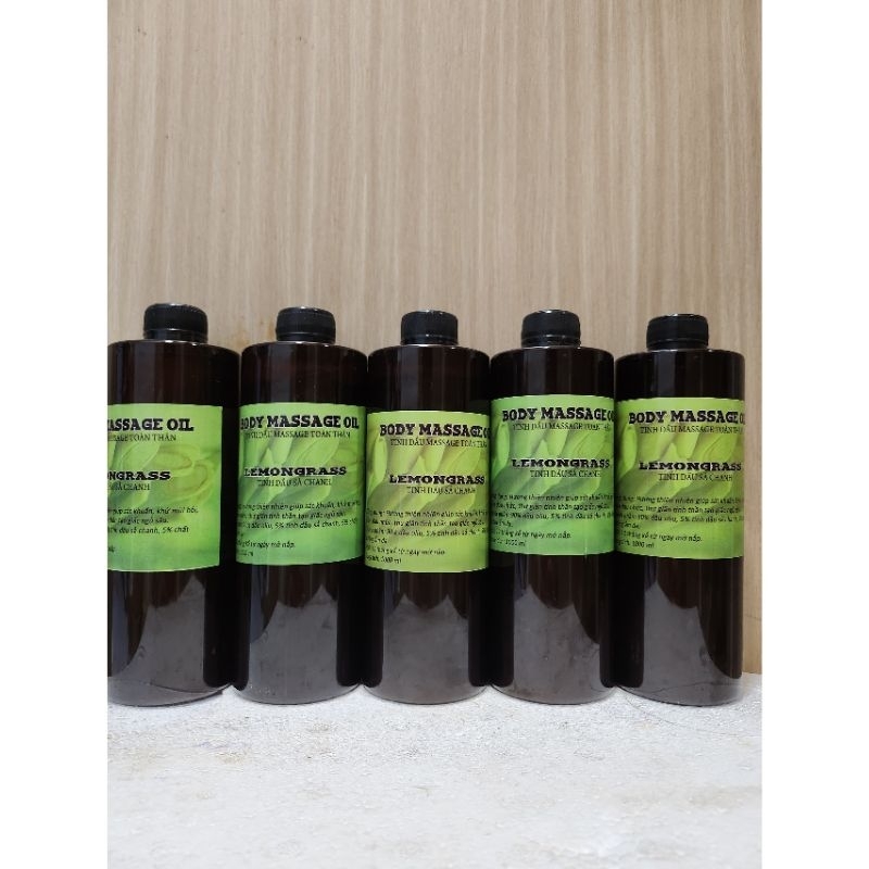Tinh Dầu Sả Chanh MÁT XA Cho Body Hương Tự Nhiên Dịu Nhẹ, An Toàn Chuẩn Spa, Mọi Người Yêu Thích