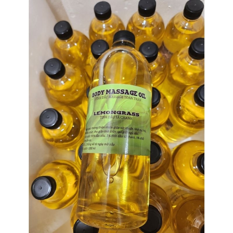 Tinh Dầu Sả Chanh MÁT XA Cho Body Hương Tự Nhiên Dịu Nhẹ, An Toàn Chuẩn Spa, Mọi Người Yêu Thích