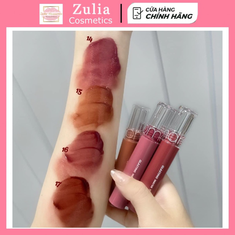 [FREE SHIP] Son Tint Romand Glasting water tint căng mọng môi