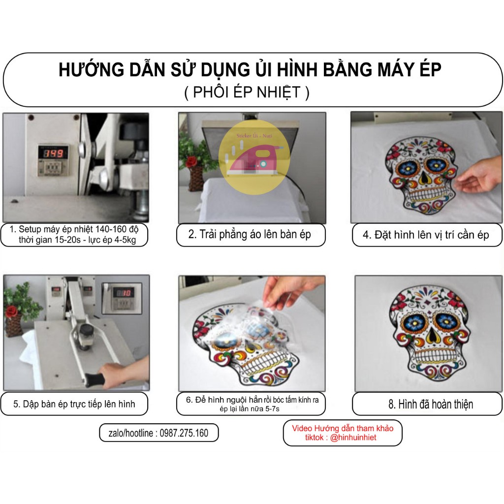 Hình ủi quần áo Trend Tết 2024 ủi bằng bàn là, bàn ủi, máy ép nhiệt