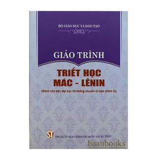 Sách - giáo trình triết học mác - lênin
