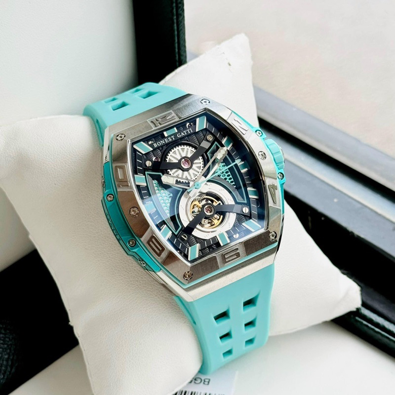 Đồng hồ nam chính hãng BONEST GATTI King Sport Men’s Watch BG5502 màu xanh  siz 44mm