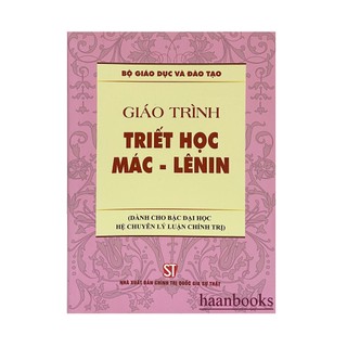Sách - Giáo trình triết học Mác-Lênin