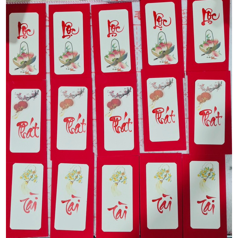 BAO LÌ XÌ THƯ PHÁP 2024 (viết theo yêu cầu)