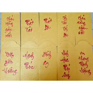 BAO LÌ XÌ THƯ PHÁP 2024 (viết theo yêu cầu)