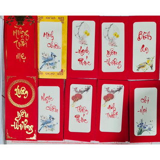 BAO LÌ XÌ THƯ PHÁP 2024 (viết theo yêu cầu)