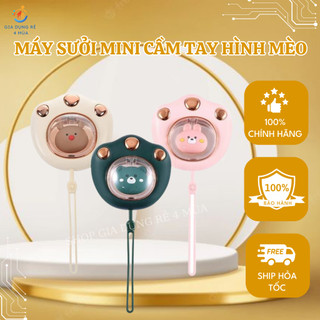 Máy Sưởi Ấm Mini Cầm Tay Đa Năng Hình Chân Mèo Pin Sạc 2400Mah 4 Tiếng Sử Dụng - Máy Massage Sưởi Ấm Tay Nhỏ Gọn