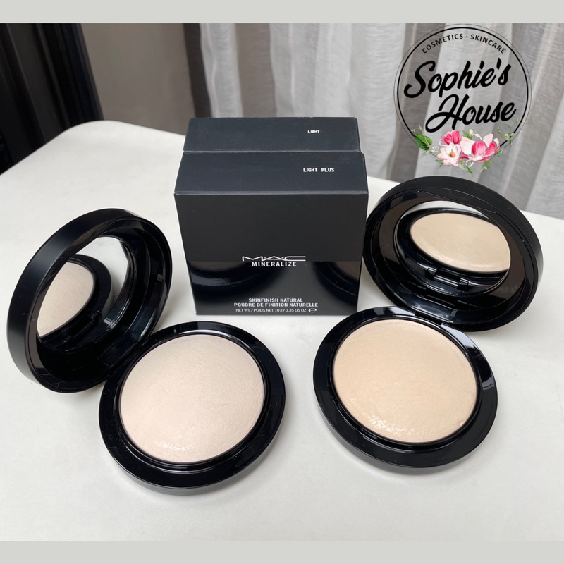 Phấn phủ khoáng MAC Mineralize Skinfinish Natural Light / Light Plus