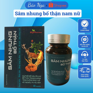 Sâm nhung bổ thận, Tiểu đêm, Nam yếu sinh lý, phụ nữ bốc hoả, Mất ngủ
