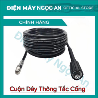 Cuộn Dây Thông Tắc Cống, Thông Tắc Đường Ống Nước Thải Bằng Áp Lực Nước Nối Máy Rửa Xe Gia đình