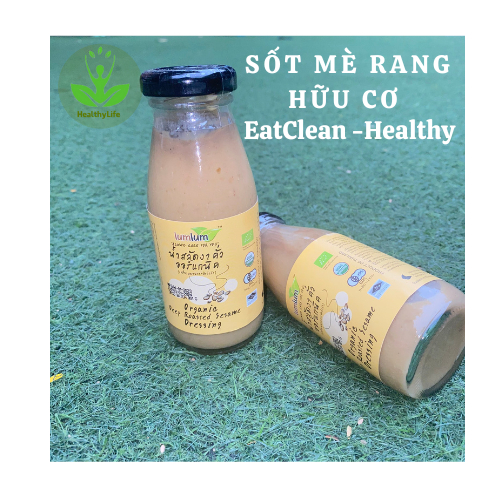 Sốt mè rang hữu cơ kiểu Nhật(Organic Deep Roasted Sesame Dressing) - LumLum - 175ml