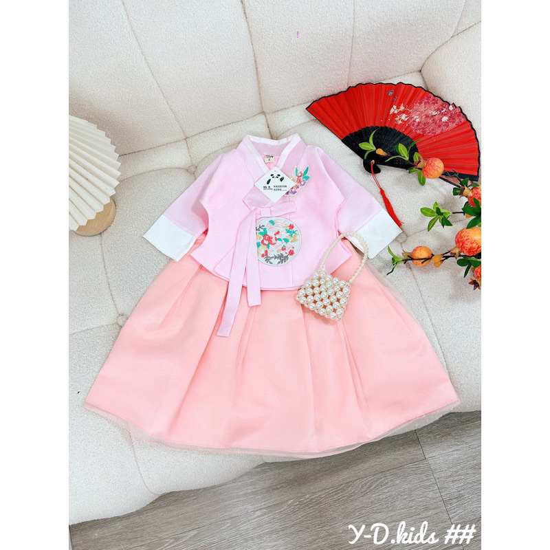 Áo dài hanbok,váy hanbok cách tân cho bé gái hàng qc cho bé gái