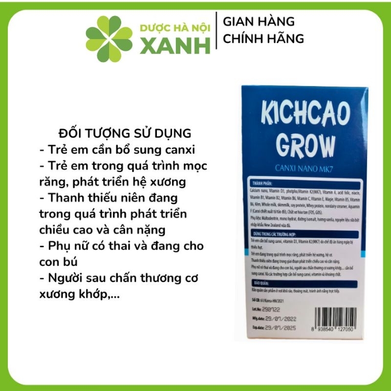 Kẹo Canxi KICHCAO cho bé