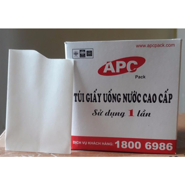 Túi giấy uống nước dùng 1 lần APC