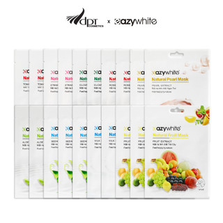 Combo 40 Mặt nạ cung cấp độ ẩm, giảm nhăn và dưỡng da trắng sáng EazyWhite 30g (Giao ngẫu nhiên)