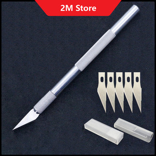 Bộ Dao Khắc Đa Năng, Điêu Khắc Gỗ Nghệ Thuật Cán Nhôm Dài 14cm