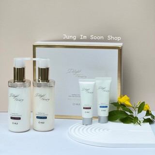 Set Sữa Tắm Dưỡng Thể Sáng Da Ohui Delight Therapy Body Lotion Wash