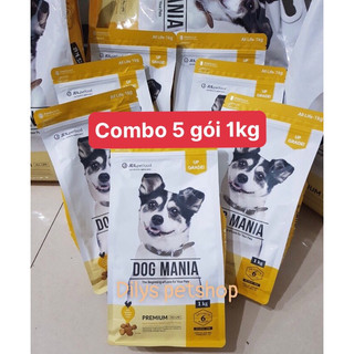  Bao 5kg  Thức Ăn Hạt Dog Mania Cho Chó Mọi Lứa Tuổi Hỗ Trợ Đề Kháng Giúp Ăn Ngon 