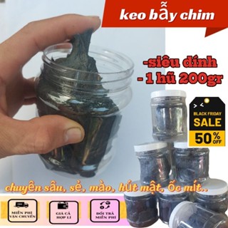 200gr keo bẫy chim sẻ, mao, khuyên, sâu, ốc mít...