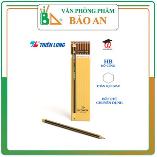 Hộp 10 cây bút chì gỗ cao cấp bizner biz-p01