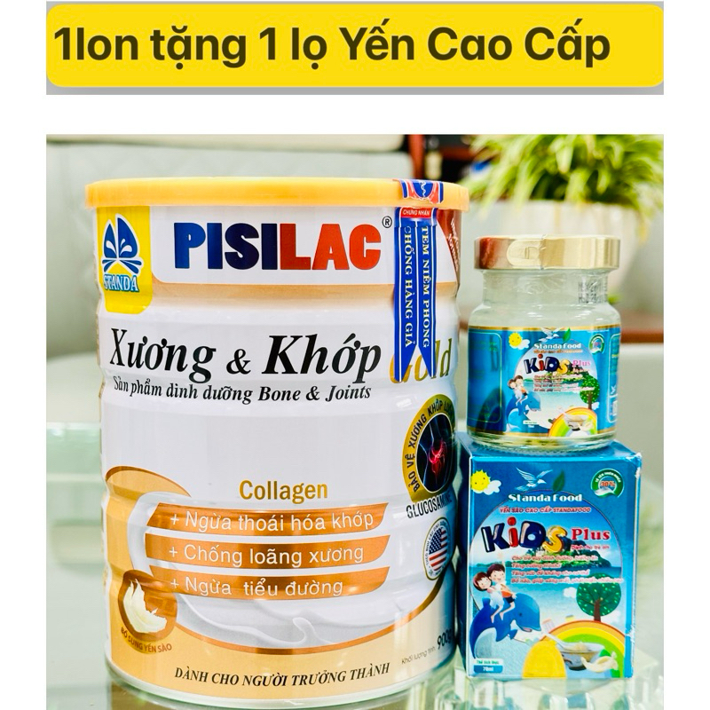 Sữa PISILAC XƯƠNG KHỚP 900G cho người loãng xương , đau nhứt xương khớp , tiểu đường