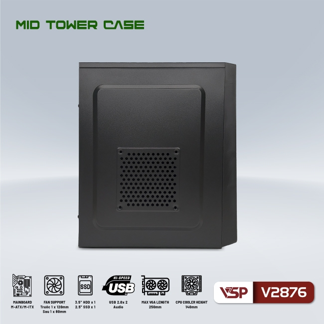 Vỏ Case Máy Tính VSP V2876
