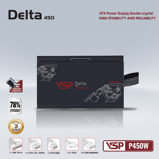 Bộ nguồn VSP Delta P450W