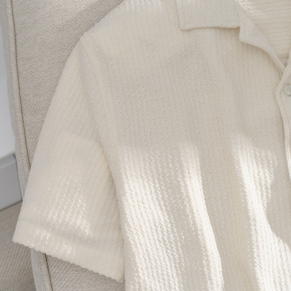 Áo Sơ Mi Nam Cao Cấp Danton Kem BY COTTON NEW