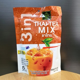 Túi nhỏ 100g / 5 gói - trà sữa thái đỏ hòa tan / thái lan / ranong tea 3 in 1 instant thai tea mix