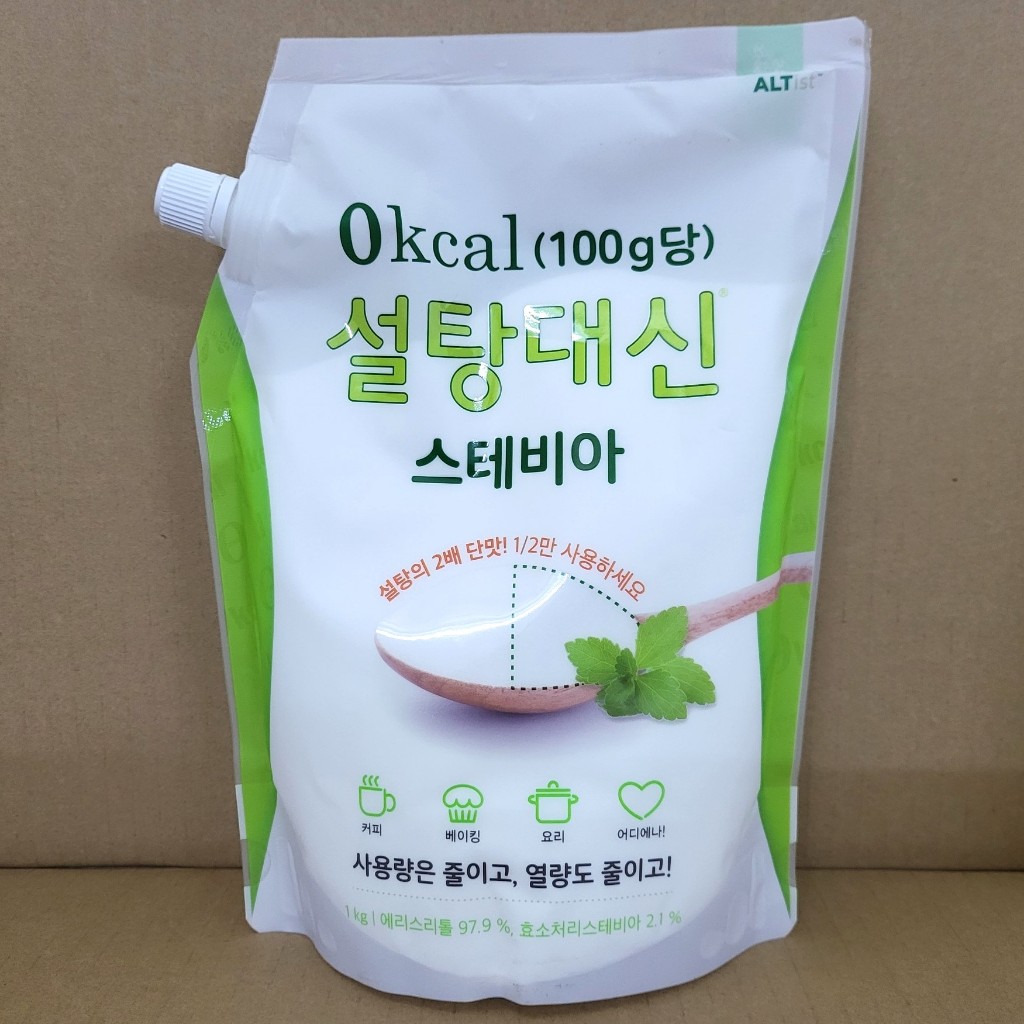 [TÚI LỚN 1 Kg] ĐƯỜNG ĂN KIÊNG (CỎ NGỌT) [Korea] ALTIST Zero Calorie Stevia Sweetener