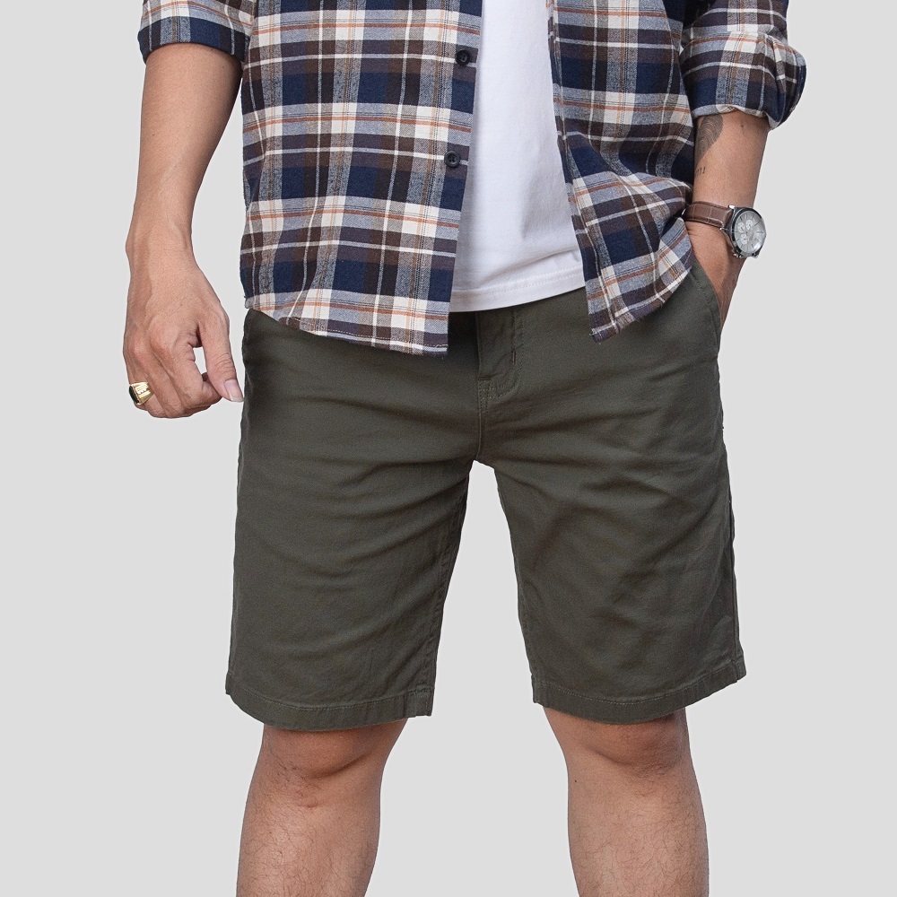 Quần Short Kaki Basic Just Men 230156