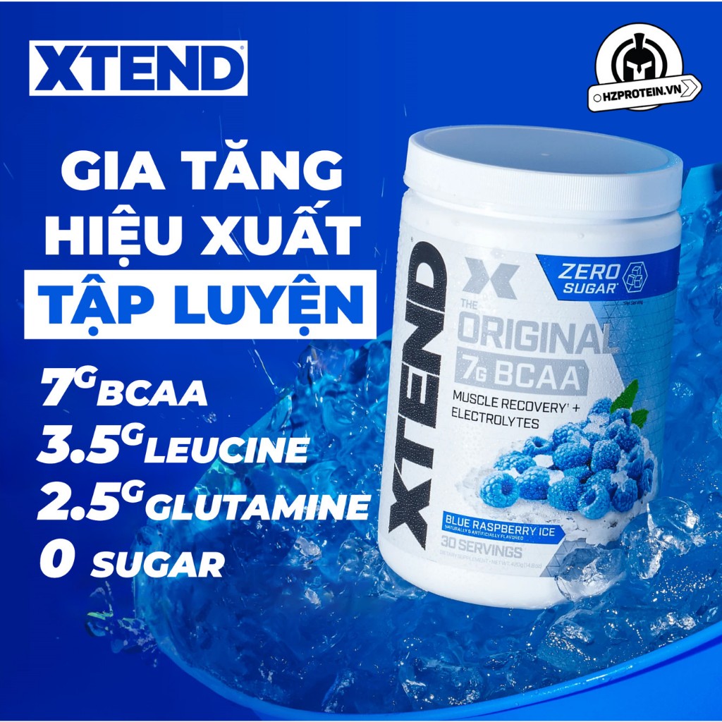 XTEND BCAA - BCAA HỖ TRỢ PHỤC HỒI CƠ, BÙ NƯỚC KHI TẬP THỂ THAO