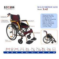 Xe Lăn Nhôm Du Lịch Lucass X-65 (X65)