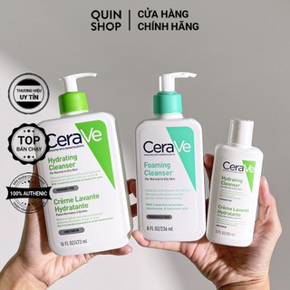 Sữa Rửa Mặt Cho Da Nhạy Cảm Cerave Foaming, Hydrating Cleanser