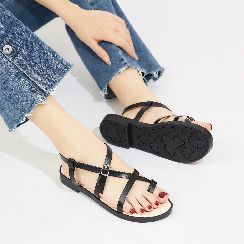 Giày MWC 2588 - Sandal Dây Mảnh, Giày Sandal Xỏ Ngón Cách Điệu Siêu Xinh