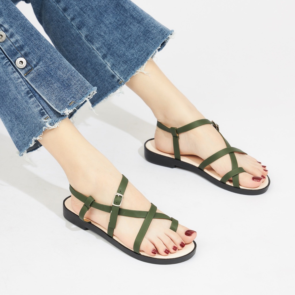 Giày MWC 2588 - Sandal Dây Mảnh, Giày Sandal Xỏ Ngón Cách Điệu Siêu Xinh