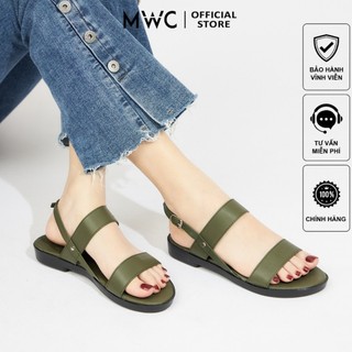 Giày MWC 2580 - Giày Sandal Quai Ngang Đế Bệt Đẹp, Rẻ, Bền Cá Tính