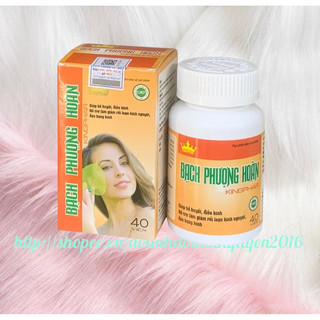 BẠCH PHƯỢNG HOÀNG Kingphar - Hộp 40 Viên - Bổ Khí Dưỡng Huyết, Kinh Nguyệt Không Đều , Đau Bụng Kinh