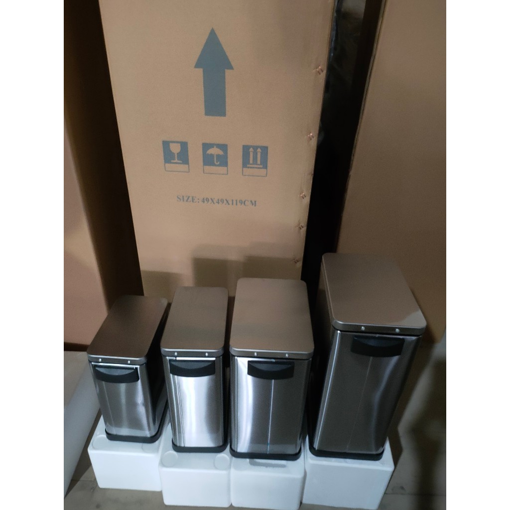 THÙNG RÁC ĐẠP CHÂN CHỮ NHẬT 18L