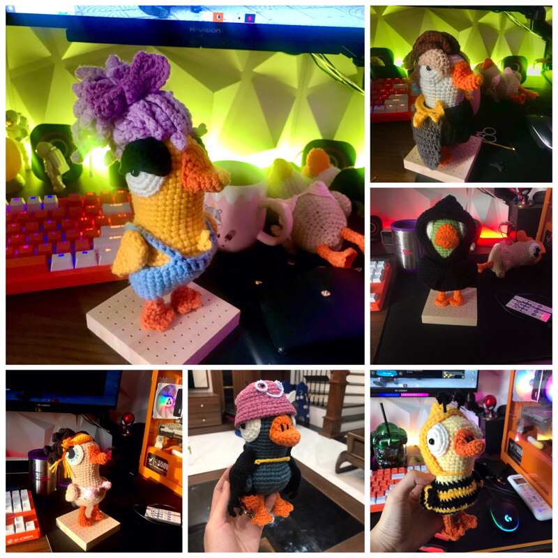 Ngỗng Ngỗng Vịt ( Goose goose duck)móc len handmade